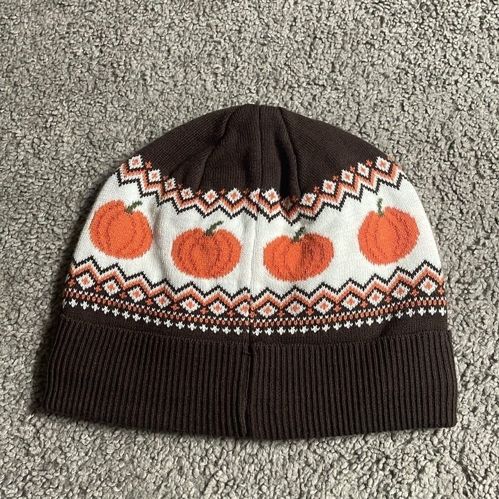Gymboree 2021 Little Pumpkin Unisex Fall Hat | NWT 12-24 Months - Picture 2 of 6
